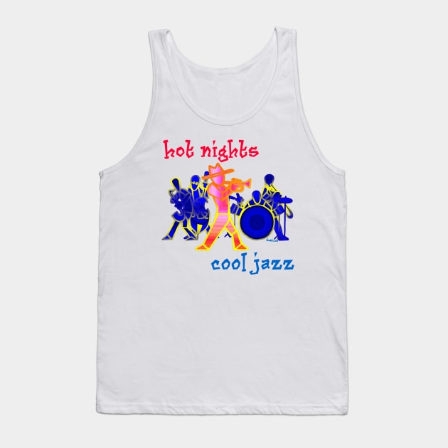 Cool Jazz Tank Top by TheWorldofWitt